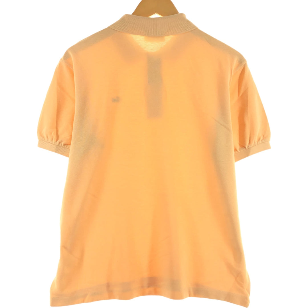 80'S Lacoste LACOSTE short sleeve polo shirt size 5 men's M size vintage cotton orange type Vintage Second Hand