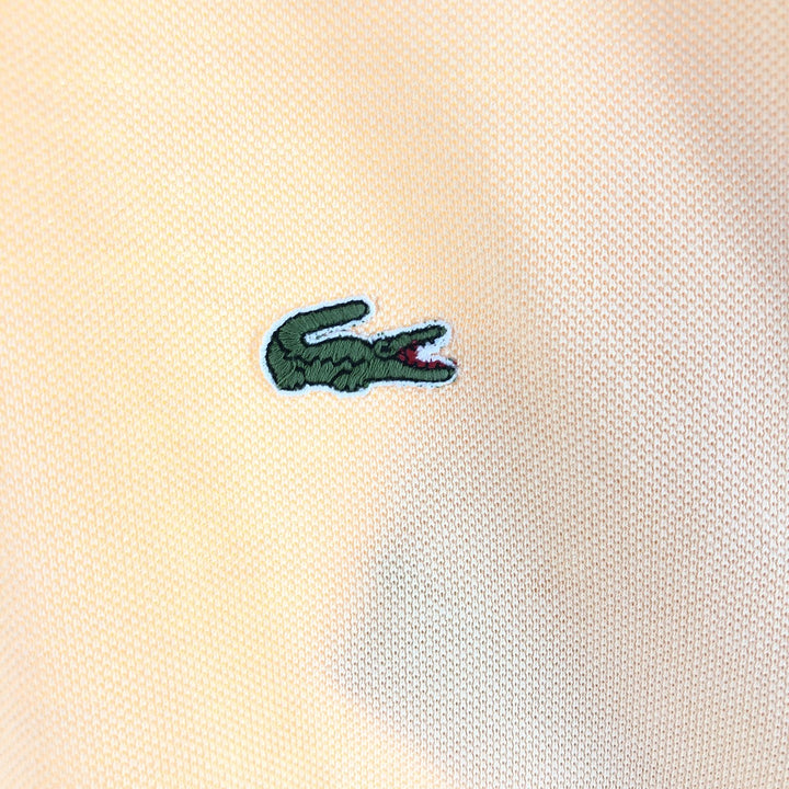 80'S Lacoste LACOSTE short sleeve polo shirt size 5 men's M size vintage cotton orange type Vintage Second Hand