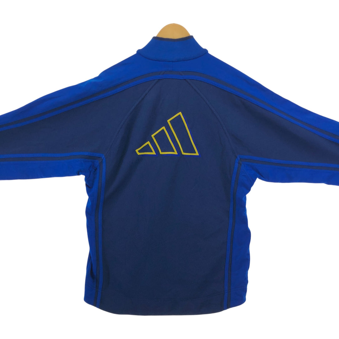 90'S Adidas Back Logo Jersey Track Jacket Men's S Size Vintage polyester navy blue type Vintage Second Hand