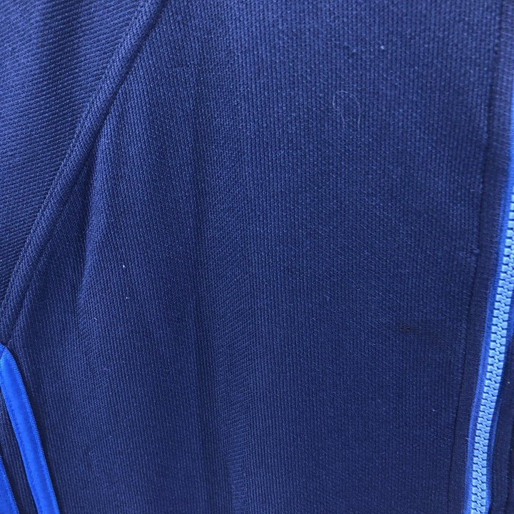 90'S Adidas Back Logo Jersey Track Jacket Men's S Size Vintage polyester navy blue type Vintage Second Hand