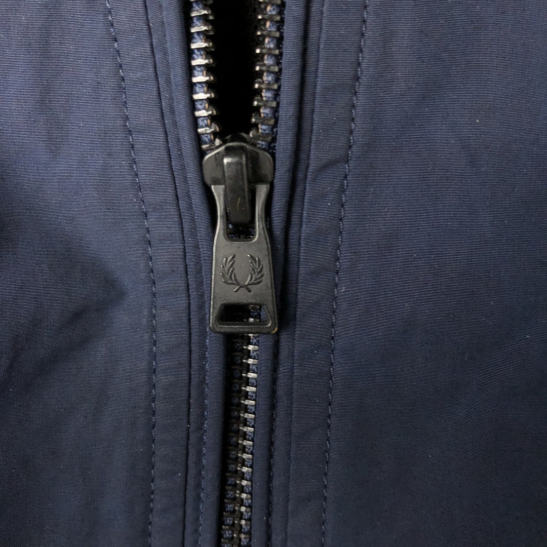Fred Perry nylon blouson, size M for men Nylon navy blue type Vintage Second Hand