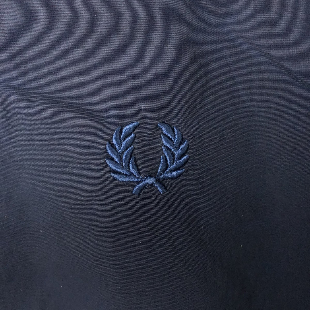 Fred Perry nylon blouson, size M for men Nylon navy blue type Vintage Second Hand