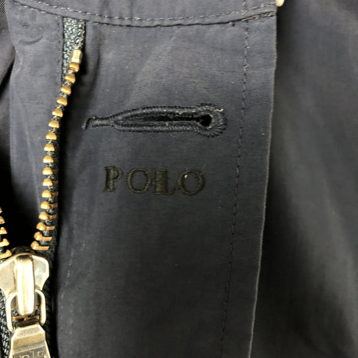 Ralph Lauren POLO by Ralph Lauren stand-up collar nylon jacket, men's size M Nylon navy blue type Vintage Second Hand