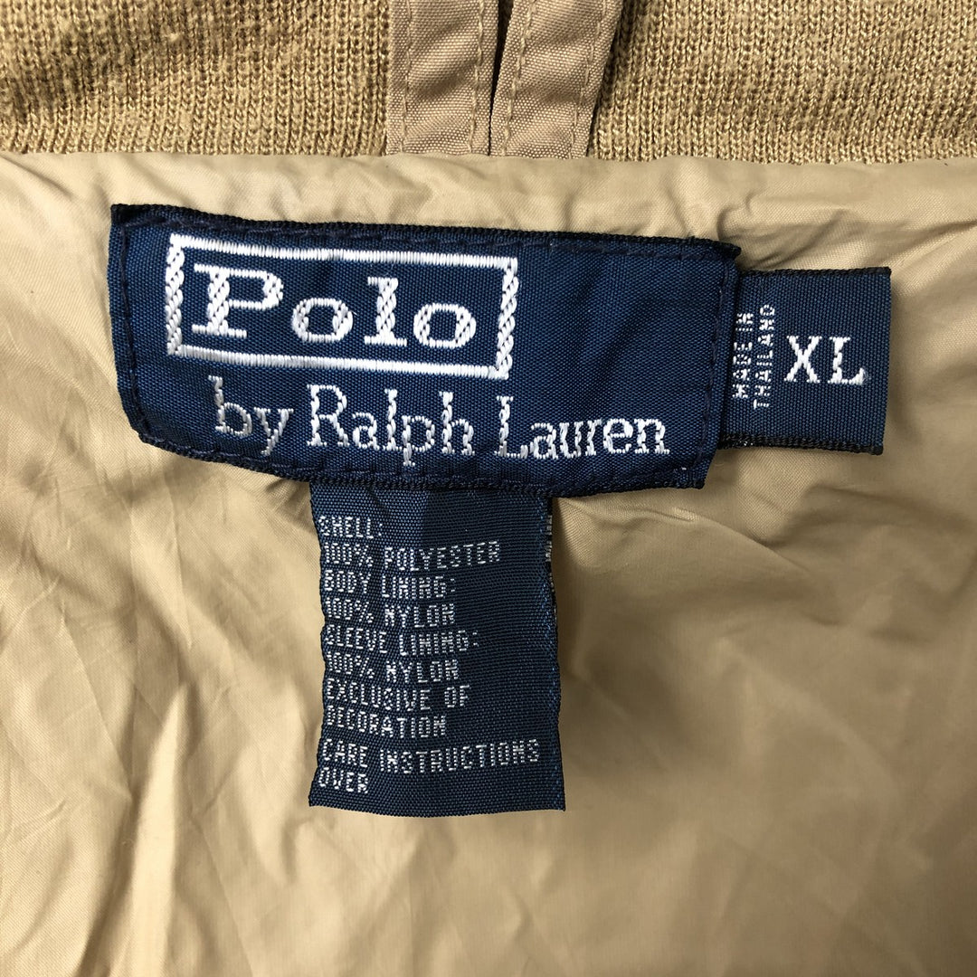 Ralph Lauren POLO by Ralph Lauren windbreaker, men's XL size polyester Beige type Vintage Second Hand