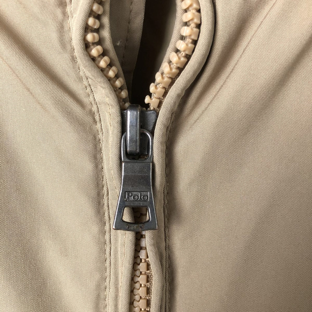 Ralph Lauren POLO by Ralph Lauren windbreaker, men's XL size polyester Beige type Vintage Second Hand