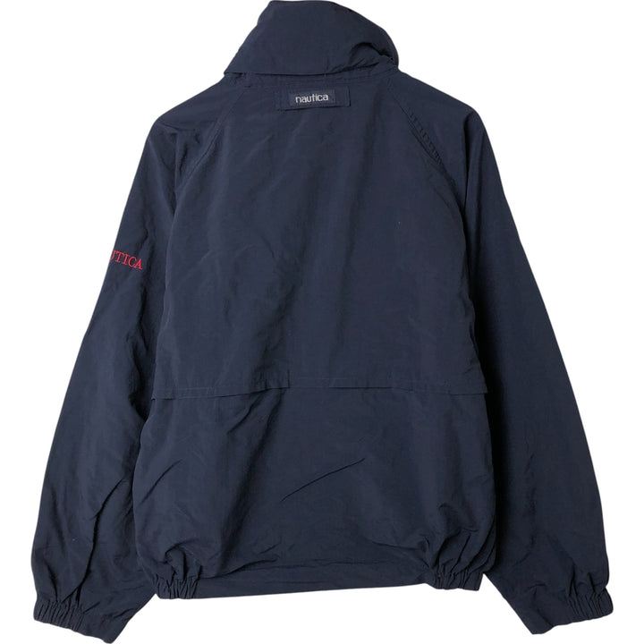 90'S NAUTICA sailing jacket, men's size L Nylon navy blue type Vintage Second Hand
