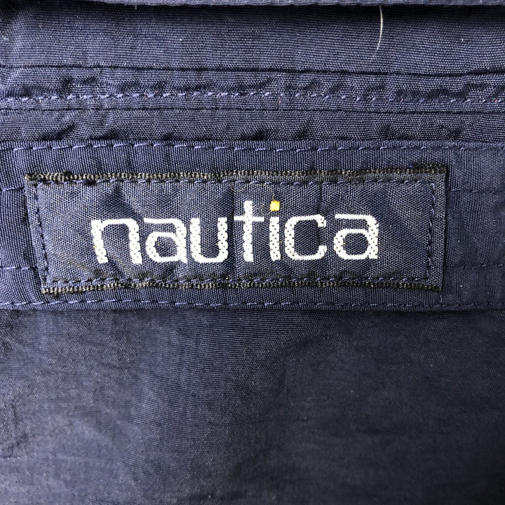 90'S NAUTICA sailing jacket, men's size L Nylon navy blue type Vintage Second Hand