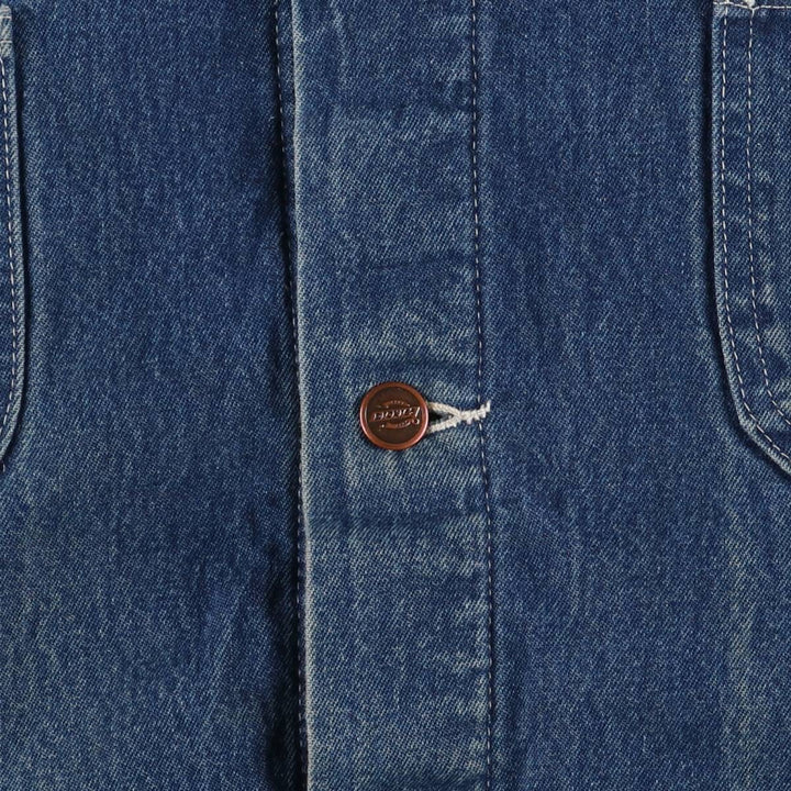 90'S Dickies denim coveralls, men's XL size, vintage unknown blue type Vintage Second Hand