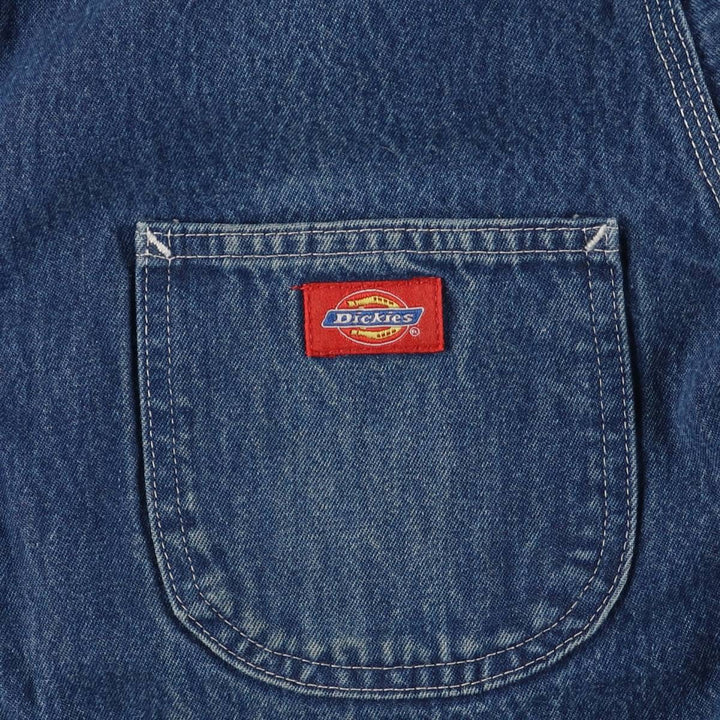 90'S Dickies denim coveralls, men's XL size, vintage unknown blue type Vintage Second Hand