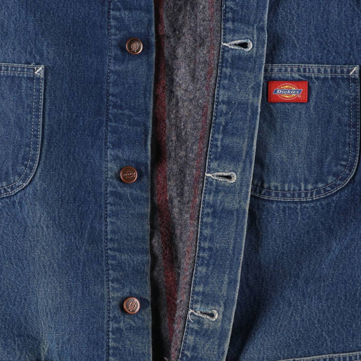 90'S Dickies denim coveralls, men's XL size, vintage unknown blue type Vintage Second Hand