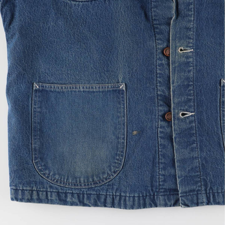 90'S Dickies denim coveralls, men's XL size, vintage unknown blue type Vintage Second Hand