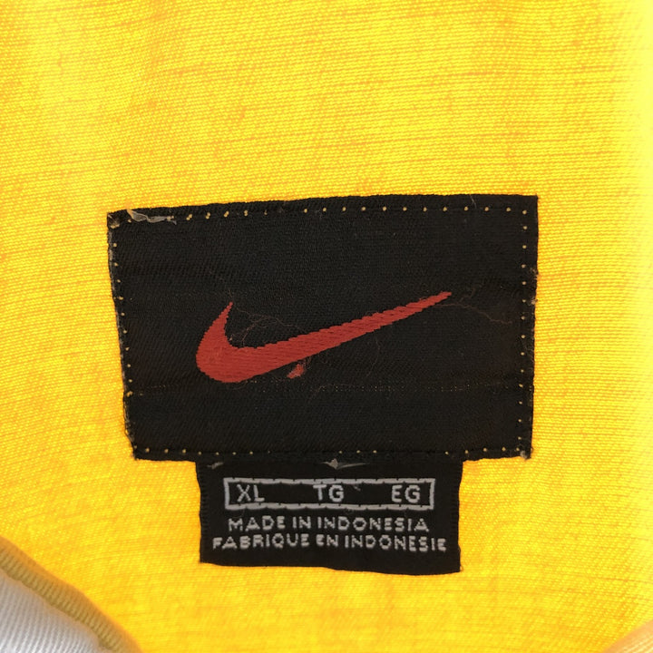 90'S Nike Anorak Parka Men's XL Vintage cotton yellow type Vintage Second Hand