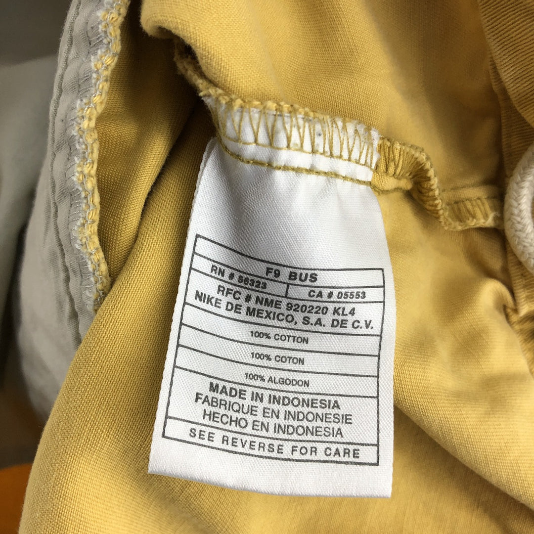 90'S Nike Anorak Parka Men's XL Vintage cotton yellow type Vintage Second Hand