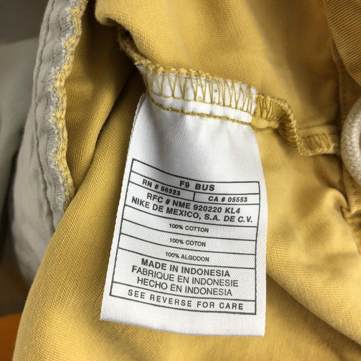 90'S Nike Anorak Parka Men's XL Vintage cotton yellow type Vintage Second Hand