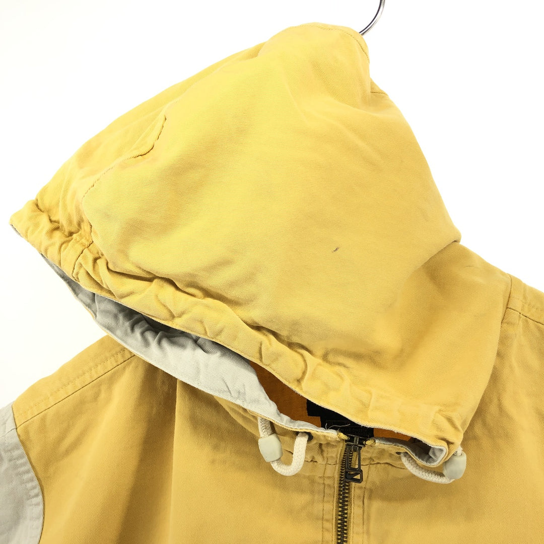 90'S Nike Anorak Parka Men's XL Vintage cotton yellow type Vintage Second Hand