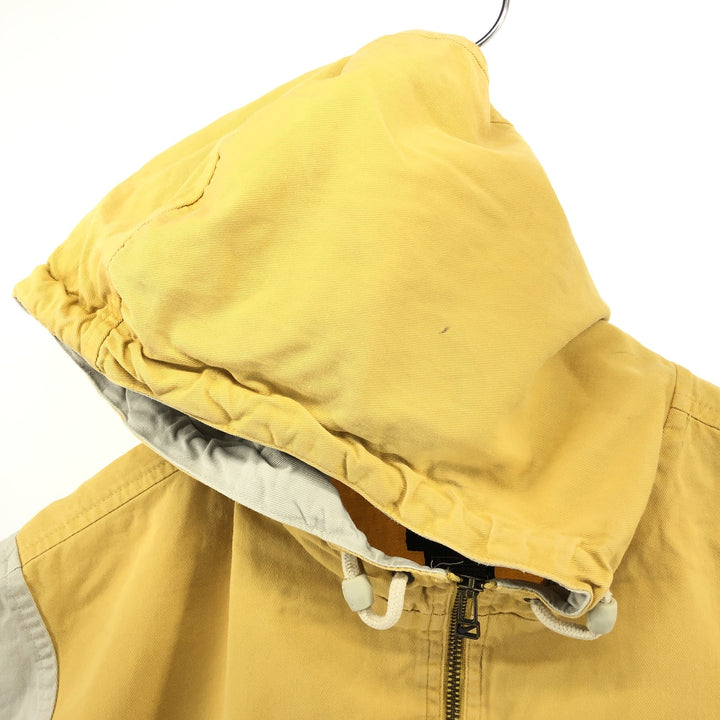 90'S Nike Anorak Parka Men's XL Vintage cotton yellow type Vintage Second Hand