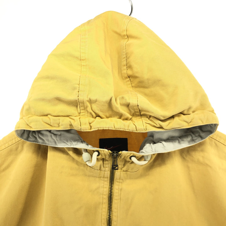 90'S Nike Anorak Parka Men's XL Vintage cotton yellow type Vintage Second Hand