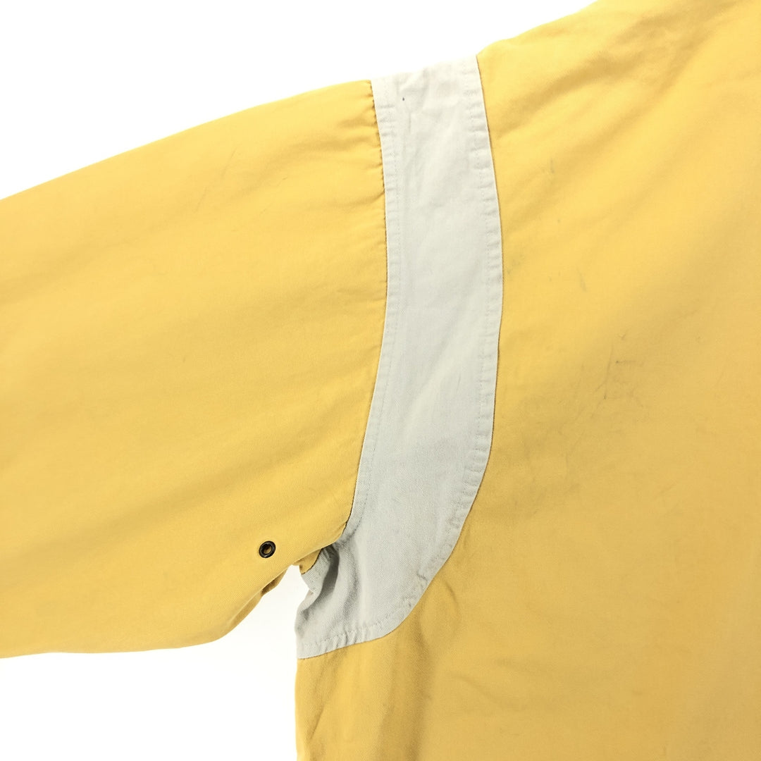 90'S Nike Anorak Parka Men's XL Vintage cotton yellow type Vintage Second Hand