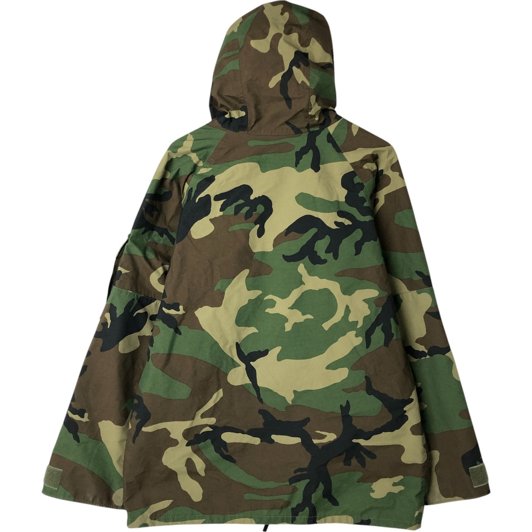 Civilian product ECWCS late model camouflage pattern woodland camo military Gore-Tex parka MEDIUM-REGULAR equivalent to men's M Nylon Khaki type Vintage Second Hand