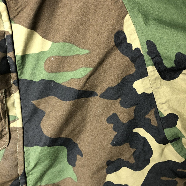 Civilian product ECWCS late model camouflage pattern woodland camo military Gore-Tex parka MEDIUM-REGULAR equivalent to men's M Nylon Khaki type Vintage Second Hand