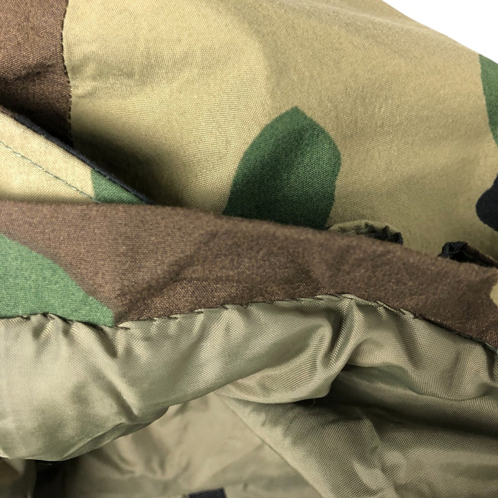Civilian product ECWCS late model camouflage pattern woodland camo military Gore-Tex parka MEDIUM-REGULAR equivalent to men's M Nylon Khaki type Vintage Second Hand