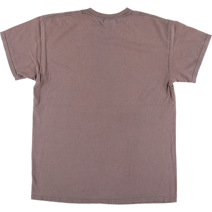 00'S Gildan Tool Band T-shirt, Men's M size cotton brown type Vintage Second Hand
