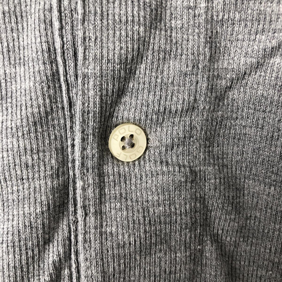 Ralph Lauren POLO GOLF Polo Golf short sleeve polo shirt for men size L cotton gray type Vintage Second Hand