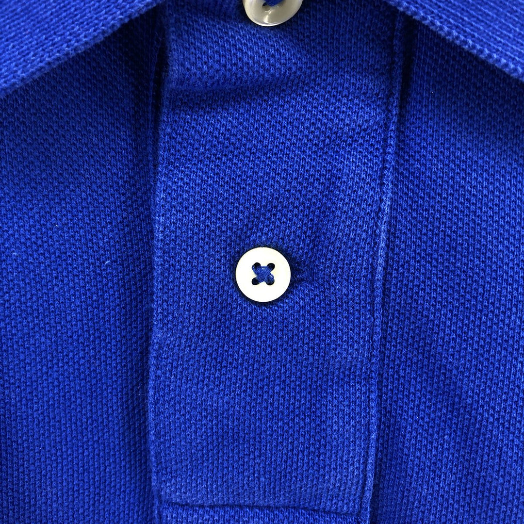 Ralph Lauren POLO RALPH LAUREN CUSTOM SLIM FIT Big Pony Short Sleeve Polo Shirt Men's XL cotton blue type Vintage Second Hand