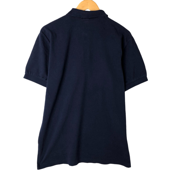 Ralph Lauren POLO by Ralph Lauren short sleeve polo shirt, men's size L cotton navy blue type Vintage Second Hand