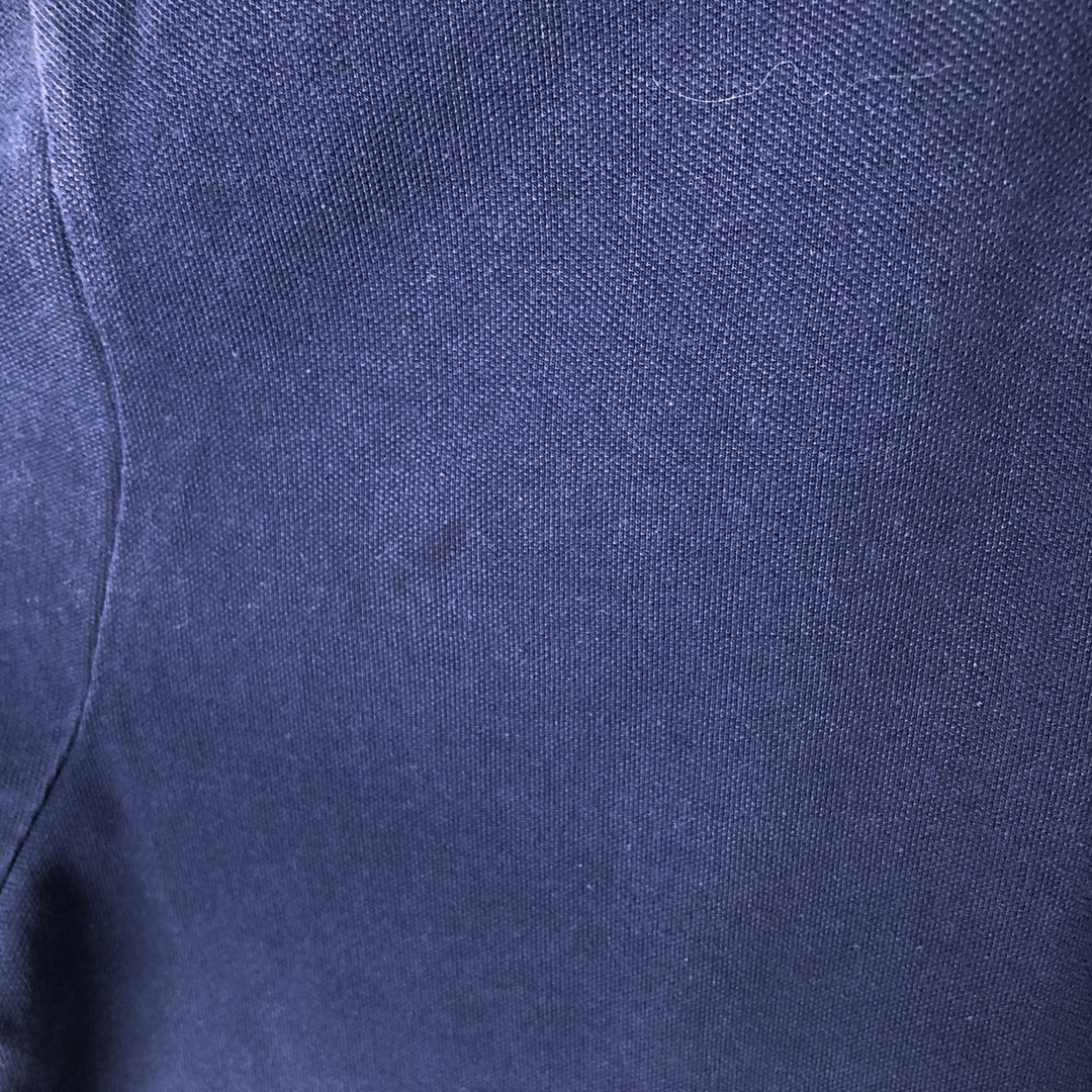 Ralph Lauren POLO by Ralph Lauren short sleeve polo shirt, men's size L cotton navy blue type Vintage Second Hand