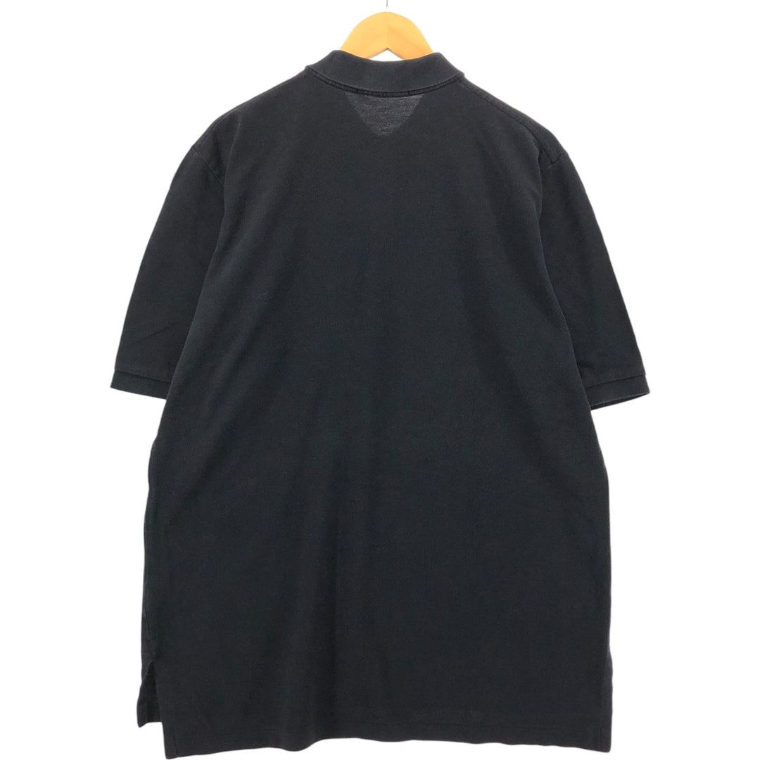 Ralph Lauren POLO GOLF Polo Golf short sleeve polo shirt for men size L cotton black type Vintage Second Hand
