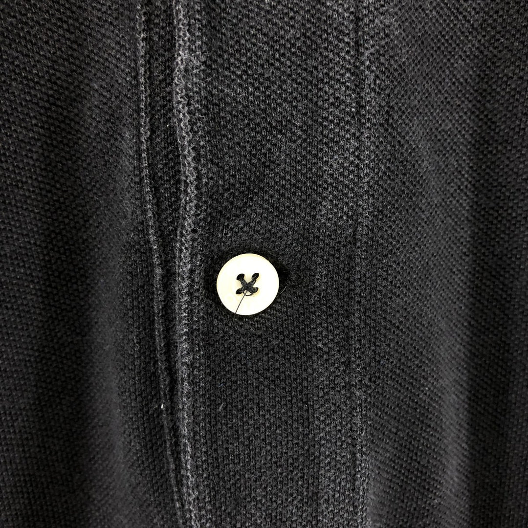 Ralph Lauren POLO GOLF Polo Golf short sleeve polo shirt for men size L cotton black type Vintage Second Hand