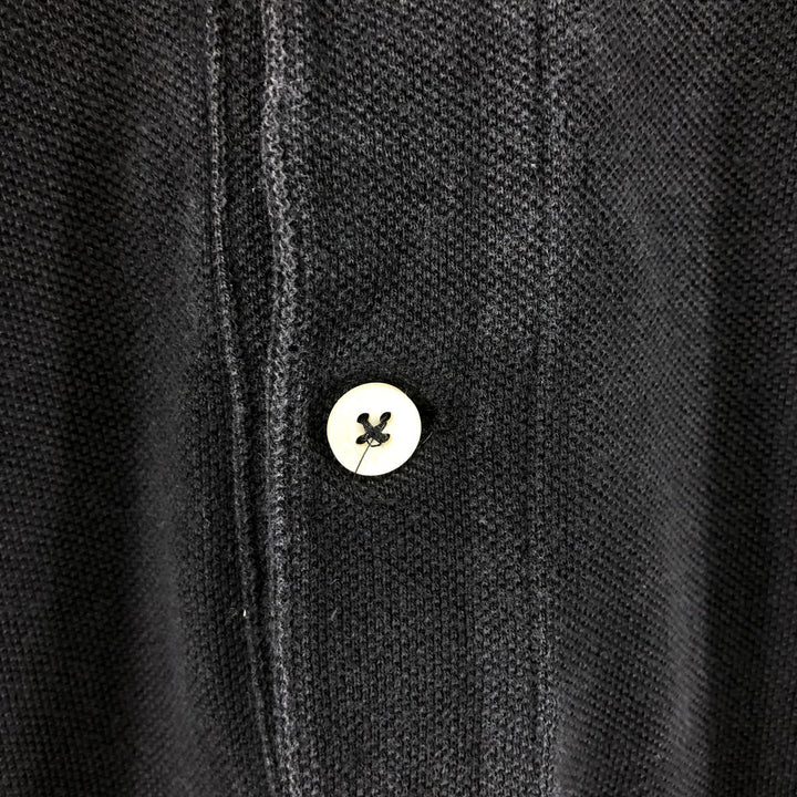 Ralph Lauren POLO GOLF Polo Golf short sleeve polo shirt for men size L cotton black type Vintage Second Hand