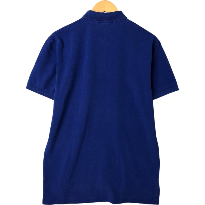 Ralph Lauren POLO by Ralph Lauren short sleeve polo shirt, men's size M cotton blue type Vintage Second Hand