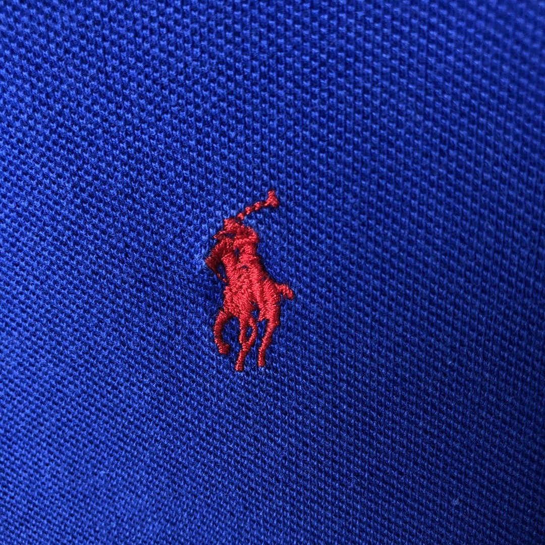 Ralph Lauren POLO by Ralph Lauren short sleeve polo shirt, men's size M cotton blue type Vintage Second Hand
