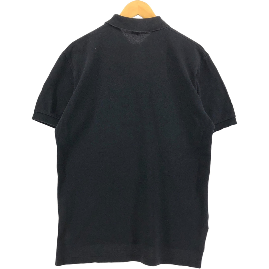 Ralph Lauren POLO by Ralph Lauren short sleeve polo shirt, men's size M cotton black type Vintage Second Hand