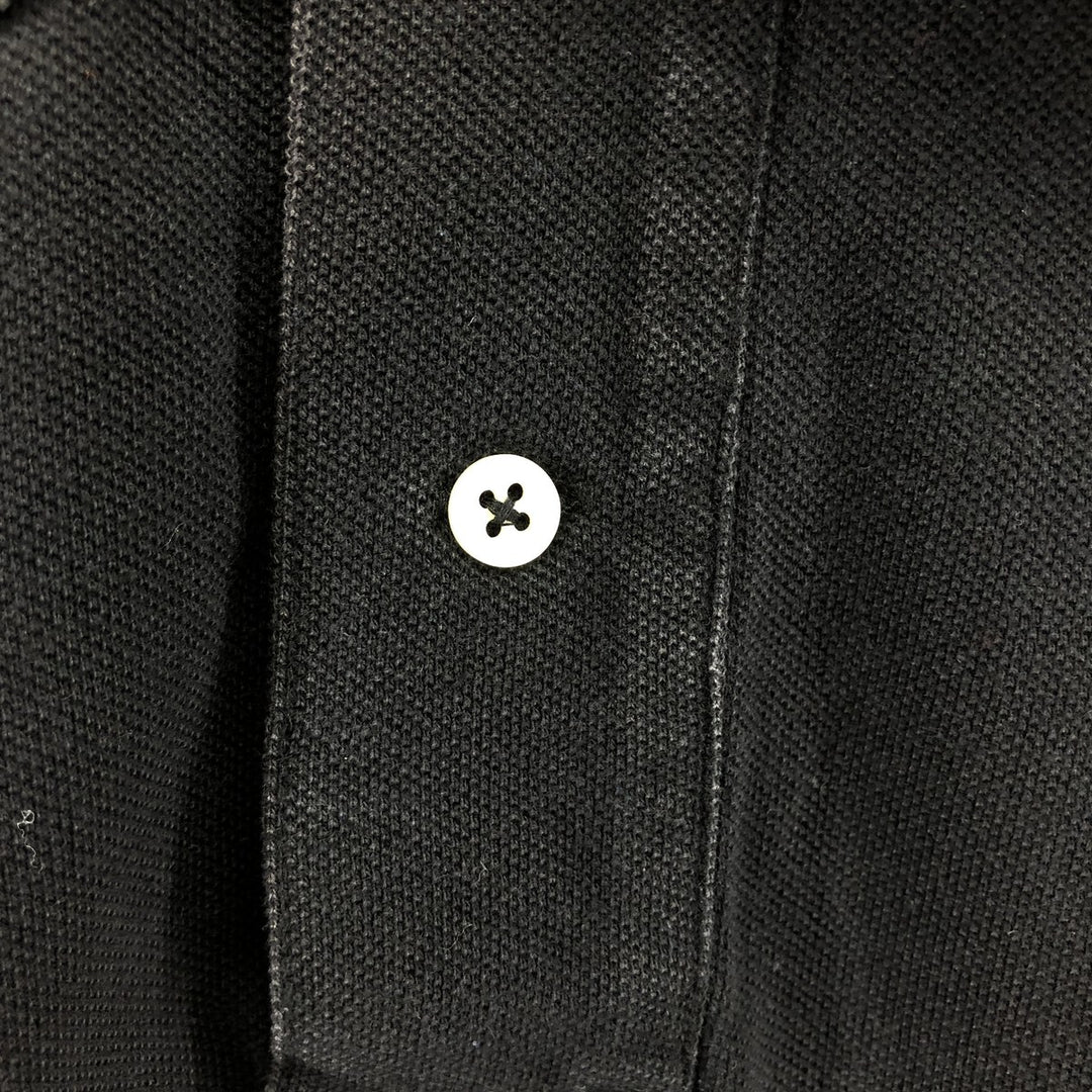 Ralph Lauren POLO by Ralph Lauren short sleeve polo shirt, men's size M cotton black type Vintage Second Hand