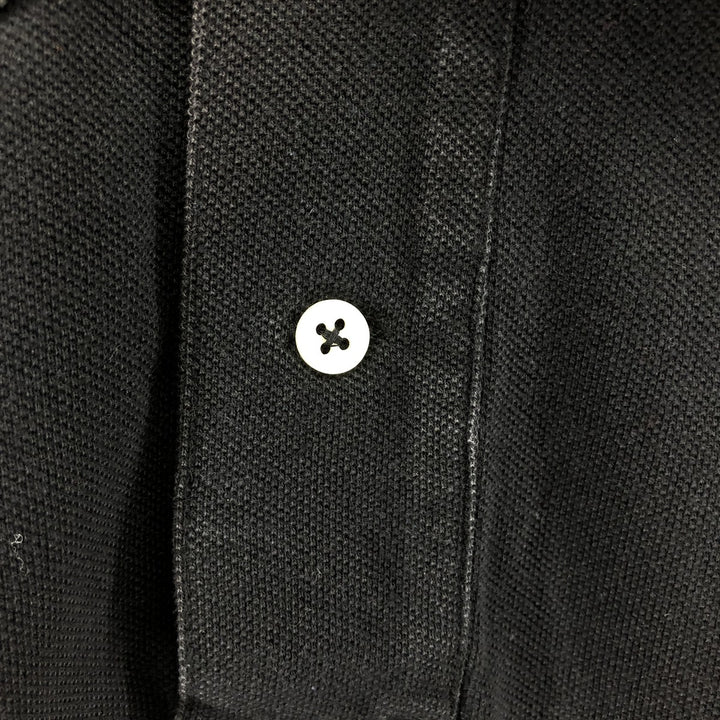 Ralph Lauren POLO by Ralph Lauren short sleeve polo shirt, men's size M cotton black type Vintage Second Hand