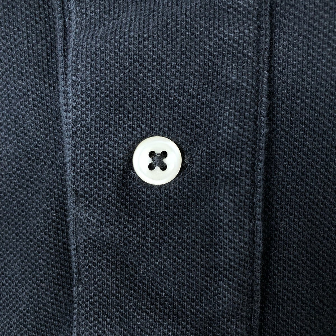 Ralph Lauren POLO by Ralph Lauren CUSTOM FIT short sleeve polo shirt, men's XL size cotton black type Vintage Second Hand