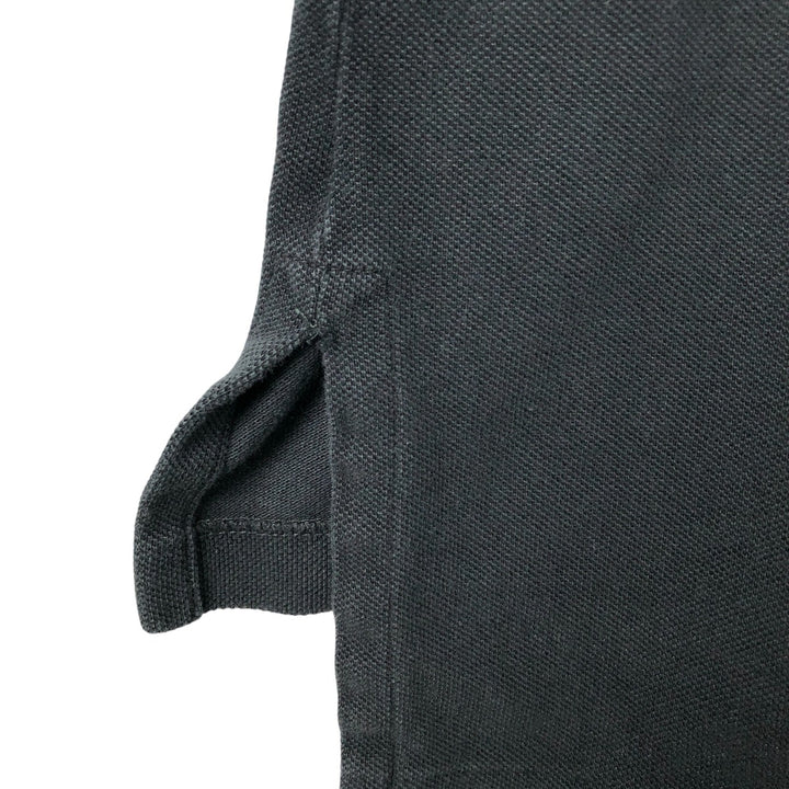Ralph Lauren POLO by Ralph Lauren CUSTOM FIT short sleeve polo shirt, men's XL size cotton black type Vintage Second Hand