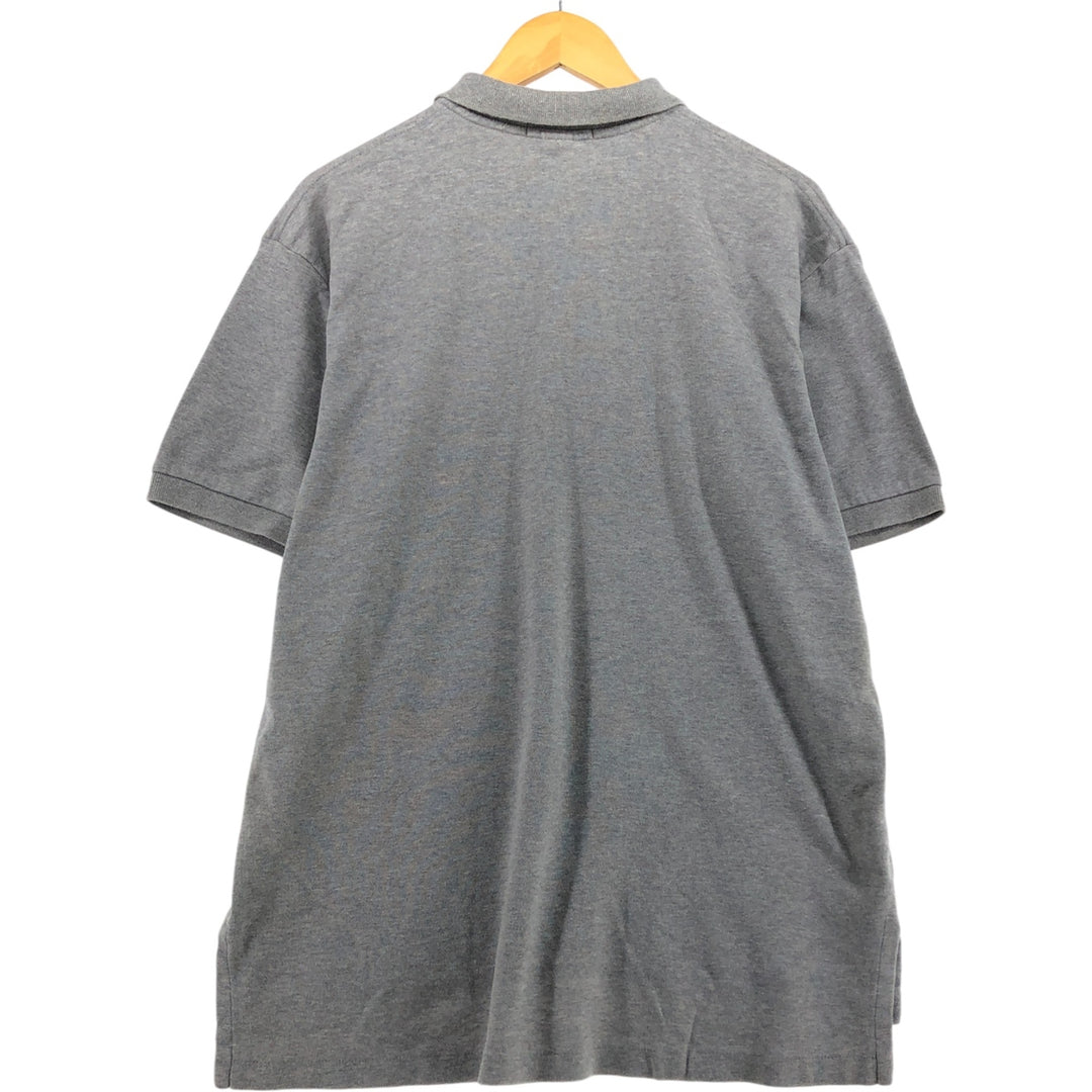 Ralph Lauren POLO by Ralph Lauren short sleeve polo shirt, men's size L cotton gray type Vintage Second Hand