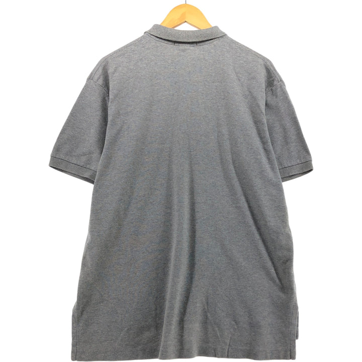Ralph Lauren POLO by Ralph Lauren short sleeve polo shirt, men's size L cotton gray type Vintage Second Hand