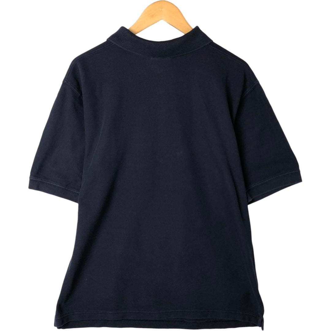 Lacoste LACOSTE Short Sleeve Polo Shirt No. 7 Men's XXL cotton navy blue type Vintage Second Hand