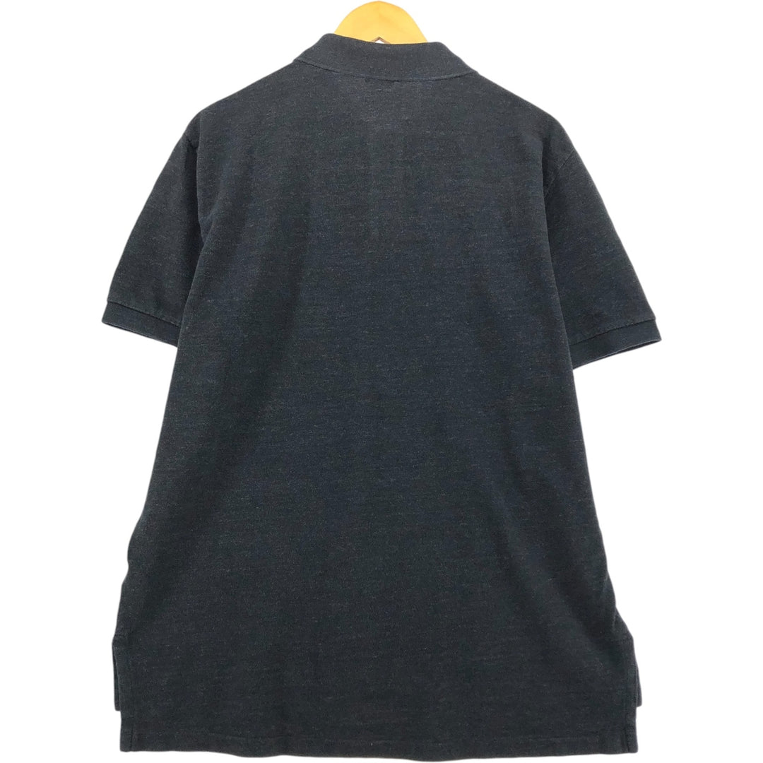Ralph Lauren POLO RALPH LAUREN CLASSIC FIT short sleeve polo shirt men's XL equivalent cotton black type Vintage Second Hand