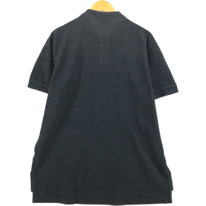Ralph Lauren POLO RALPH LAUREN CLASSIC FIT short sleeve polo shirt men's XL equivalent cotton black type Vintage Second Hand