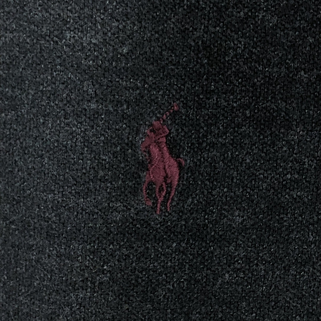 Ralph Lauren POLO RALPH LAUREN CLASSIC FIT short sleeve polo shirt men's XL equivalent cotton black type Vintage Second Hand