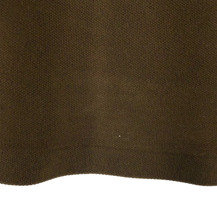 Ralph Lauren POLO by Ralph Lauren short sleeve polo shirt, men's XL size cotton brown type Vintage Second Hand