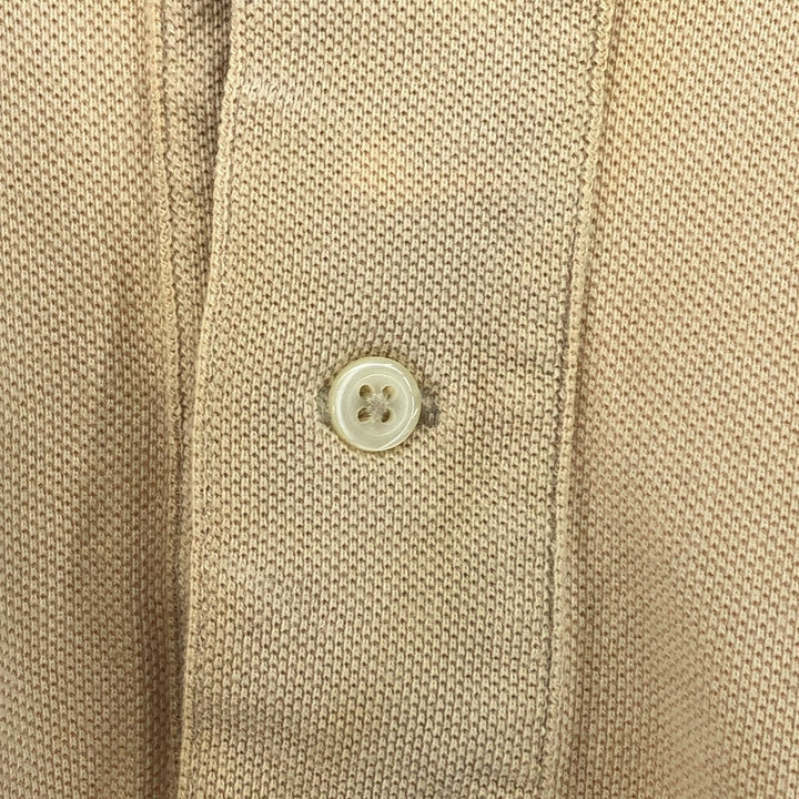 Ralph Lauren POLO by Ralph Lauren short sleeve polo shirt, men's size M cotton Beige type Vintage Second Hand