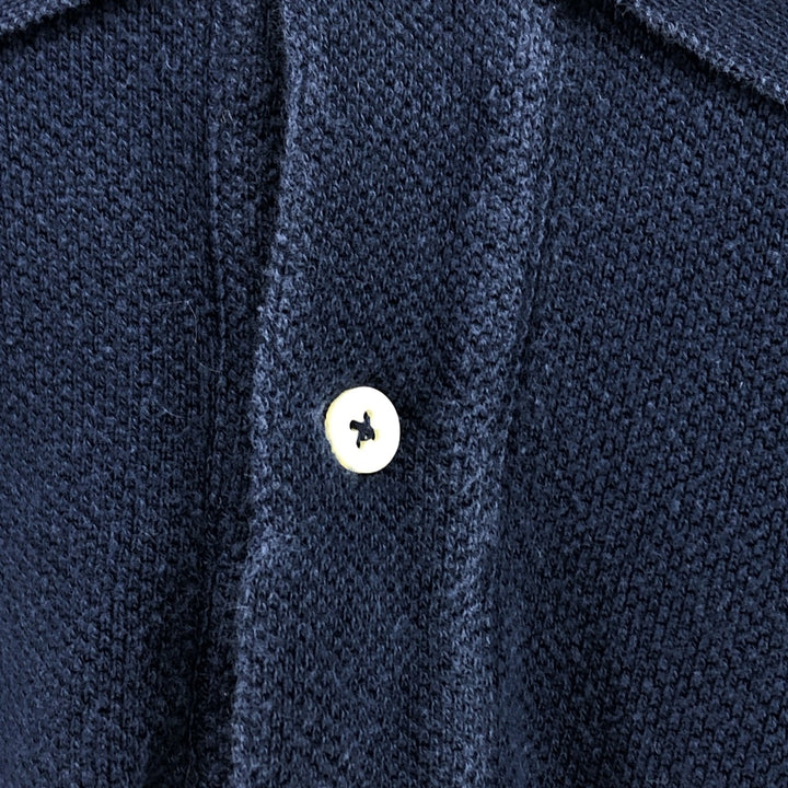 Ralph Lauren POLO by Ralph Lauren short sleeve polo shirt, men's size XXL cotton navy blue type Vintage Second Hand