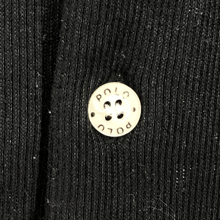 Ralph Lauren POLO SPORT short sleeve polo shirt for men, size XXL cotton black type Vintage Second Hand